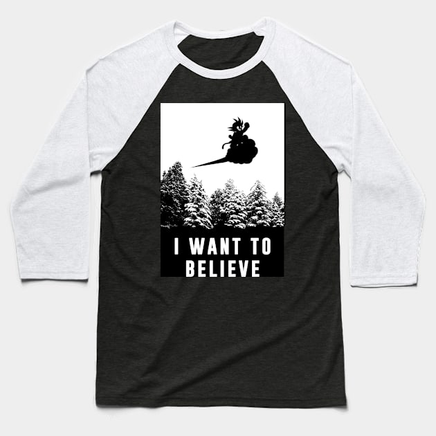 I want to believe Saiyajin Baseball T-Shirt by Meca-artwork